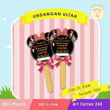 Oct 15, 2019 · pasal 2 peraturan menteri ini mengatur: Kartu Undangan Ulang Tahun Ultah Anak Custom Lucu Unik Minnie Mouse Stik Es Krim Murah Shopee Indonesia