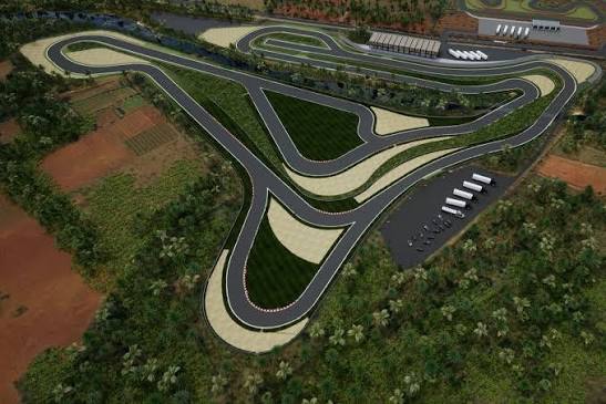 Circuit layout — Bren Raceway