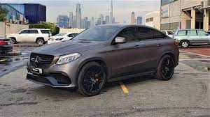 A larger coupe, like a chevy camaro or a ford mustang, and smaller suvs. Mercedes Gle Grey Matt Wrap Wrapstyle