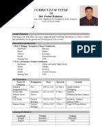 It is a document in which you typically list your professional skills, work experience, education, scholarships, achievements, and awards. Best Cv Format For Freshers In Bangladesh Updated Resume Format 2020 For Freshers Best Resume Examples Download In A Single Click Tracey Meares