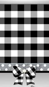 Black And White Polka Dot Computer Background Black And White Gingham With Bow Iphone Wallpaper Background Bow Wallpaper Cellphone Wallpaper Plaid Wallpaper