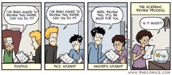 Phd Comics The Academic Review Process Phd Comics Psychology Jokes Phd