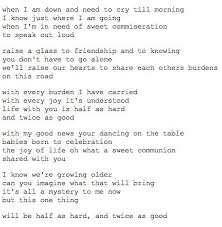 Wedding Song Sara Groves Twice As Good I Sung This At My Grandparents 50th Wedding Anniversary Wedding Songs 50th Wedding Anniversary 50th Wedding