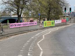 Pictures: Extinction Rebellion pitch illegal camp