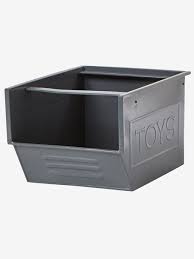 Stapelbox Aus Metall Blau Gelb Grau Rot Weiss 9 Metal Storage Box Childrens Bedroom Furniture Storage