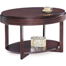 Loveseat is the best way to buy. Leick 10109 Ch Oval Small Coffee Table In Chocolate Cherry Finish W Diamond Match Top