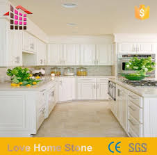white kitchen travertine stone floor