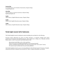 This is the perfect way to express how your specific skills are relevant to the open position. Spring 2018 By Florida English Journal Issuu