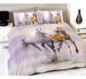 Parure lit cheval
