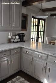 Dear Lillie Darker Gray Cabinets And Our Marble Review Grey Kitchen Designs Kitchen Cabinet Design Kitchen Renovation