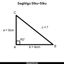 20201013 soal dan pembahasan matematika kelas 7 bilangan bulat. Rumus Segitiga Siku Siku Sifat Keliling Luas Dan Contoh Soal Nekopencil