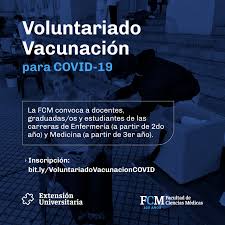 Debe haber un intervalo de 14 días entre la vacuna contra la gripe y . Voluntariado De Vacunacion Para Covid 19 Fcm