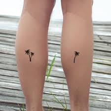 Price and other details may vary based on product size and color. Palm Tree Tattoo Set Of 2 Palm Tree Temporary Tattoo Etsy