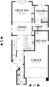 Plan 69089am New England Style Narrow Lot Plan Narrow Lot House Plans House Plans New House Plans