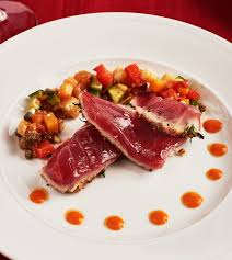 Just Wanted To Share This Delicious Recipe From Lidia Bastianich With You Buon Gusto One Side Grilled Tuna Palermitana S In 2020 Grilled Tuna Healthy Dishes Recipes