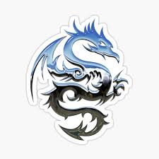 Some of interesting people use dragon. Tribal Dragon Tattoo Stickers Redbubble