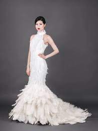 Maybe you would like to learn more about one of these? Weisser Strauss Feder Meerjungfrau Couture Hochzeitskleid Etsy