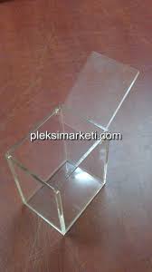 Kapakli Seffaf Stand Kutu Pleksi Marketi Kutular Hersey Urunler