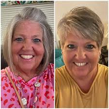 Changing your haircut at 61 years old is not at all easy, after great  support from my loved ones and especially my husband, I dared to cut my  hair shorter than usual,