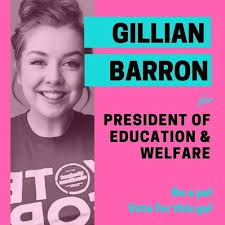 Gillian Barron for President of Education and Welfare (@gillianforpresedw)  • Facebook