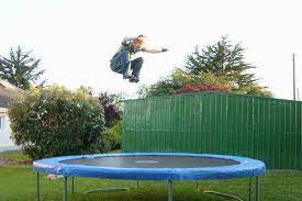 A standard trampoline can range in size from 10ft to 15ft, but there are various trampoline sizes available outside of these parameters for children and indoor exercise. Trampoline Size Guide Ultimate Trampoline Size Chart Simple Trampoline