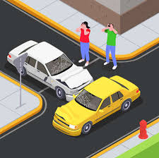 Car intersection outdoor road vehicle. Intersection Crash Vektorgrafiken Cliparts Und Illustrationen Kaufen 123rf
