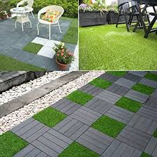 Maybe you would like to learn more about one of these? Buy Qyh Artificial Grass Tile Interlocking Floor Tiles Grass Deck Mats Tile Fake Grass Turf Synthetic Grass Carpet For Indoor Outdoor Patio Flooring 1 X1 9 Pieces Online In Kazakhstan B07f7p54fd