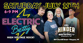 Live Music - Electric Betty at H.H. HINDER Brewing Co.