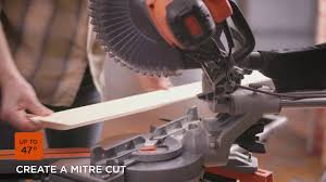 Black And Decker Firestorm Miter Saw Fs100l Black Decker 254mm Slide Mitre Saw Youtube