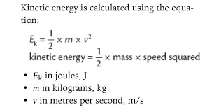 Calculating Kinetic Energy Kinetic Energy Gcse Science Energy