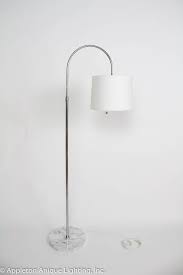 Vintage brass parlor floor lamp with marble base (lamp only). Mid Century Italian Chrome Arc Floor Lamp With Marble Base Appleton Antique Lighting