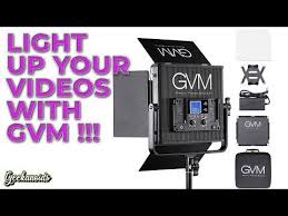 Gvm Led Video Light Panel Review Video Lighting Light Panel Studio Photography Lighting