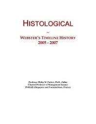 Histological: Webster's Timeline History, 2005