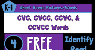 Free Cvc Cvcc Ccvc Worksheets Pdf Ccvc Words Cvcc Words Cvc Words