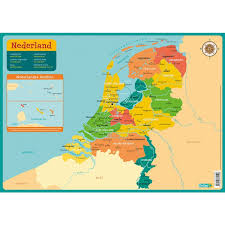 De kaart van nederland heeft er natuurlijk niet altijd zo uitgezien zoals tegenwoordig. Educatieve Onderleggers Kaart Nederland