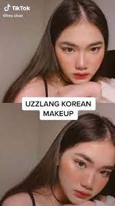 Easy Korean Ulzzang Makeup Tutorial Tiktok Video Ulzzang Makeup Korean Makeup Tips Makeup Looks Tutorial