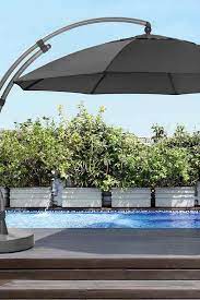 Sonnenschirm camping 200cm sonnenschutz strandschirm balkon garten schirm rund. Sun Garden Easy Sun Ampelschirm O375 Cm Aluminium Silber Anthrazit Ampelschirm Sonnenschirm Garten Sommer Sale