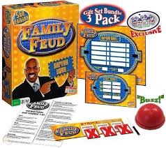 Sep 25, 2018 · family feud format. Family Feud 5th Edition Ff Strikeout Card Game Buzzer Timer Deluxe Gift Set 1823512652