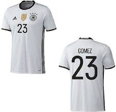 Und ebenso ist schon klar, in welchen trikots die deutsche mannschaft im nächsten sommer in russland auflaufen wird. Trikot Adidas Dfb 2016 2018 Away Damen Gomez 23 Xs Bis Xl Em Deutschland Dacnet Co Uk