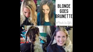 Blonde Goes Brunette How To Fill Redken Colorgels Olaplex Treatment