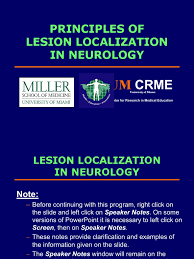 Image result for Neurologic Lesion Localization