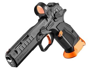 CZ TS 3 Orange OR with direct optic mount, AI generated