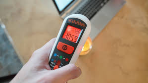 Measures in either fahrenheit or celsius on an easy to read lcd display. Tiny Review 1 Using A Thermal Leak Detector To Check For Air Draft Cold Air Leakage And How Angry Your Wife Is