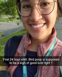 intern spotlight 🚨: Julie Cherry 🍒 -Favorite part of intern year? hanging  out with all the residents. We've got a great team. -Least favorite part?  Running out of meal card money too