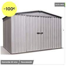 abri de jardin metal derby 11 m ep 0 35 mm pas cher abri de jardin gamm vert jardin maison loisirs ventes pas cher com abri de jardin armoire de jardin abri de