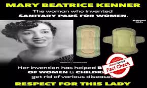 Maybe you would like to learn more about one of these? Fact Check Mary Beatrice Kenner Invented Sanitary Belts Not Sanitary Pads
