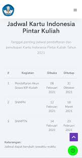 Pembebasan biaya pendaftaran seleksi masuk perguruan tinggi (ujian tulis berbasis komputer. Tutorial Cepat Pendaftaran Kartu Indonesia Pintar Kip Kuliah 2021 News And Entertainment