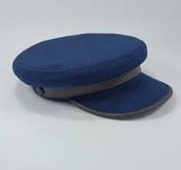 Dark Blue Man Wool Winter Fiddler Hat, Man Sailor Captain ...