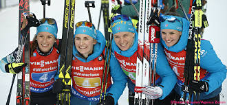 Coupe Du Monde De Biathlon 2019 Premiere Victoire Pour Le Relais Dames Uga Newsroom Universite Grenoble Alpes