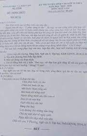 Năm nay, thí sinh tham gia kỳ thi tuyển sinh vào lớp 10 ở hải dương sẽ thi 3 môn, ngữ văn và toán thi theo hình thức tự luận, tiếng anh thi theo hình thức tự luận kết hợp trắc nghiệm. Ä'ap An Ä'á» Thi Tuyá»ƒn Sinh Lá»›p 10 Mon VÄƒn 2019 Ha TÄ©nh Ä'á» Sá»' 1 ThÆ°